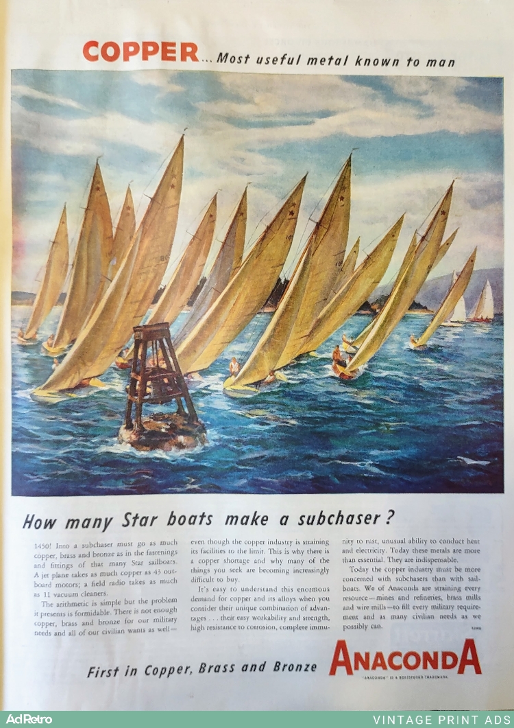 1951 Anaconda Copper Ad - "COPPER... Most useful metal known to man"